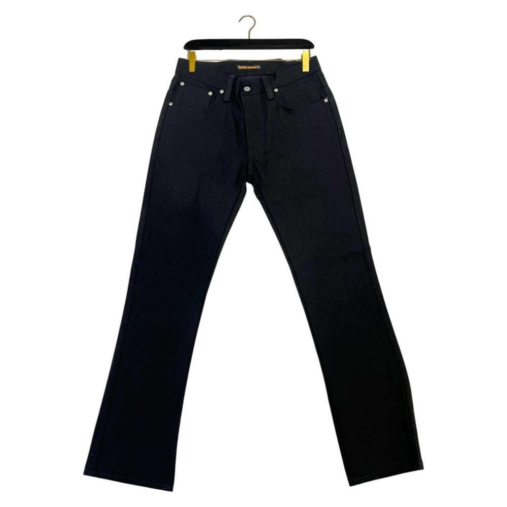 Nudie Jeans Black Cotton Jeans Denim