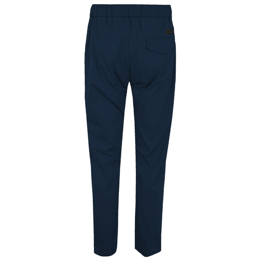 People Of Shibuya Blue Cotton Blend Men's Trouser
