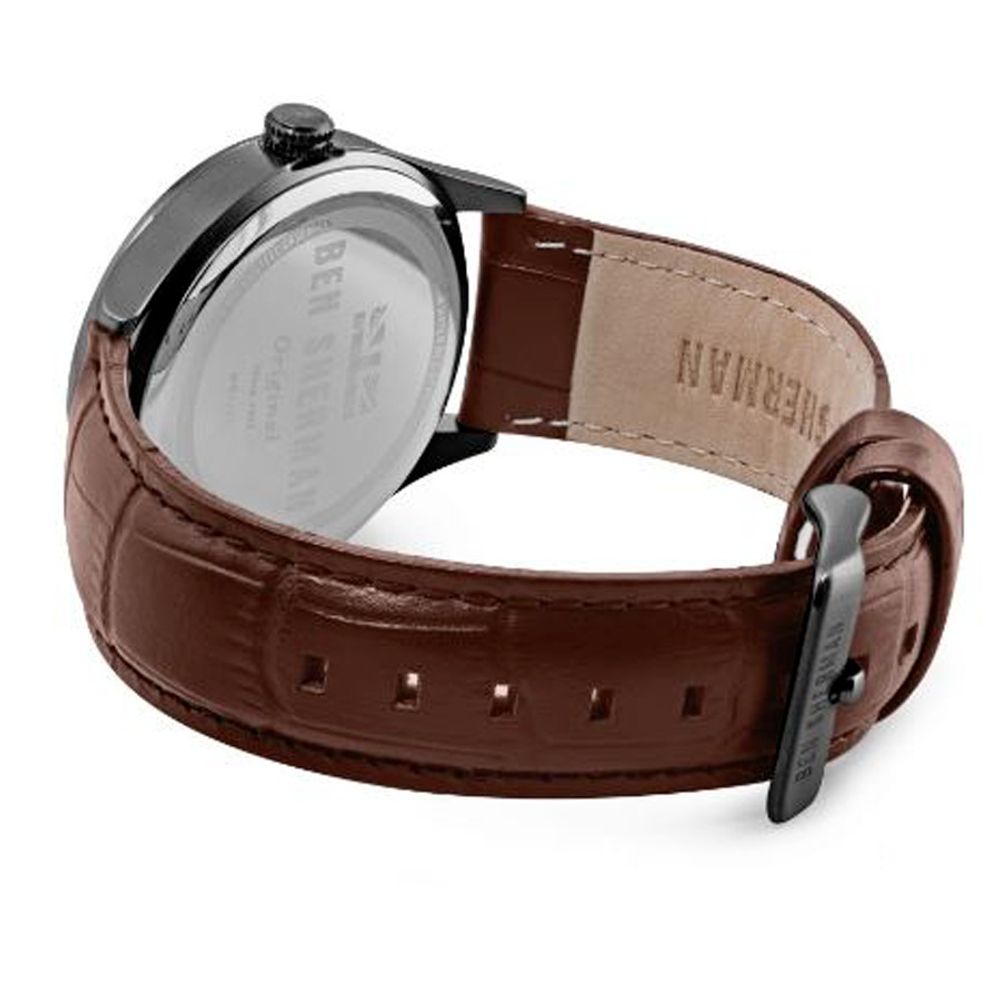 Ben Sherman Brown Leather Dress Watch