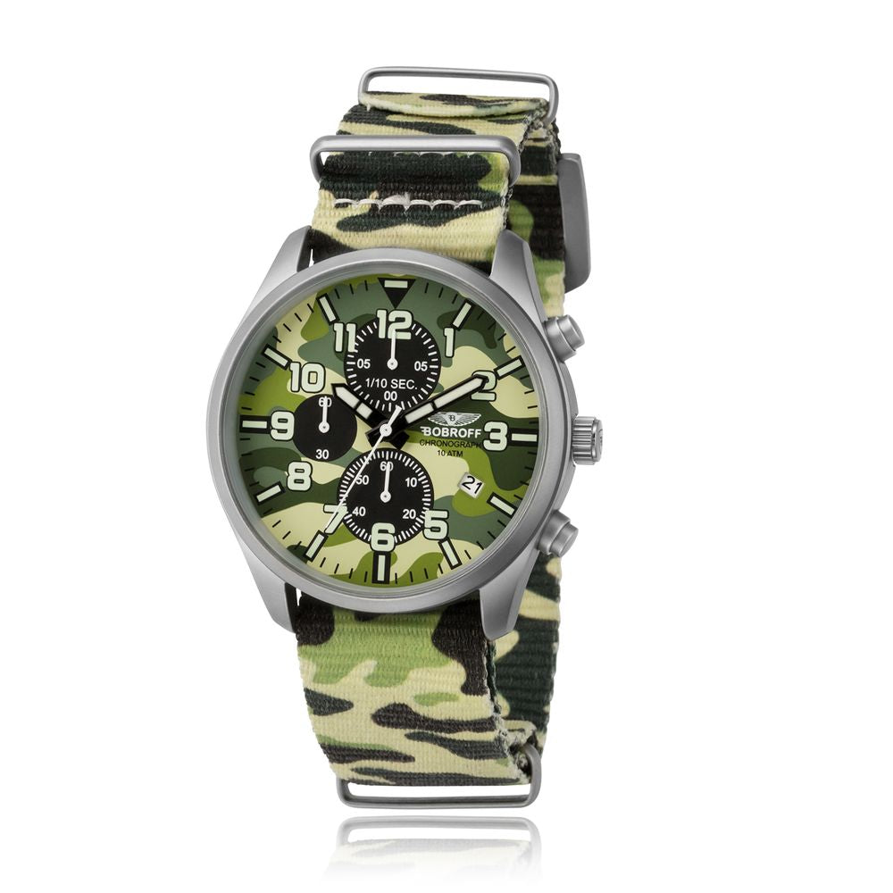 Bobroff Army Nylon Sport Watch 1728,67434610848,Accessories,Army,Bobroff,Men,New with tags,Sport Watches - Watches - Accessories,Watches - Accessories