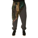 Dolce & Gabbana Multicolor Patchwork Cotton Jogger Sweatpants Pants