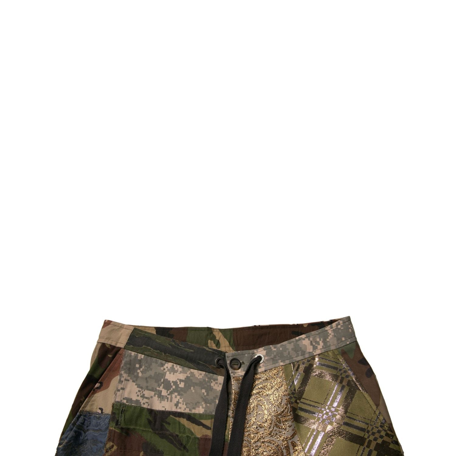 Dolce & Gabbana Multicolor Patchwork Men Jogger Pants