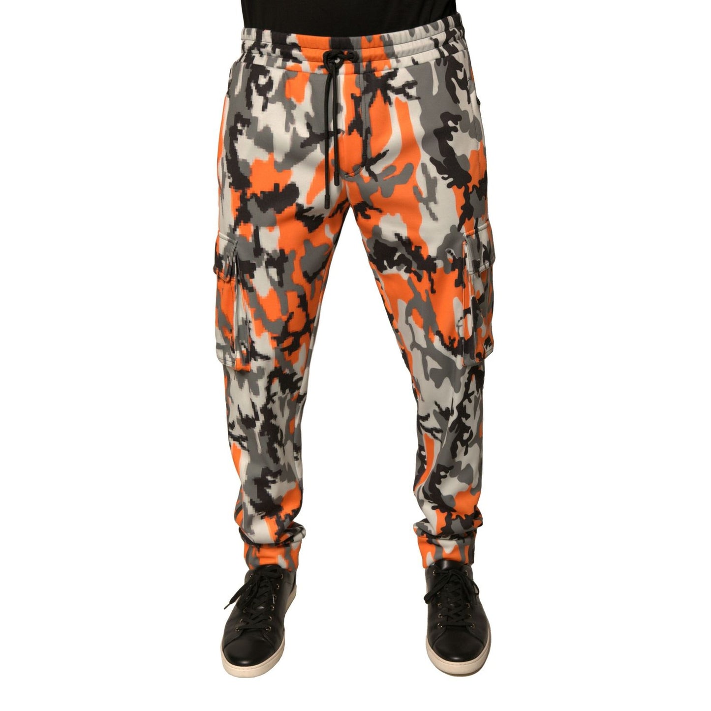 Dolce & Gabbana Multicolor Camouflage Cargo Jogger Pants