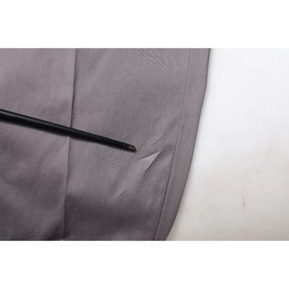 Dolce & Gabbana Dark Gray Mid Waist Dress Pants