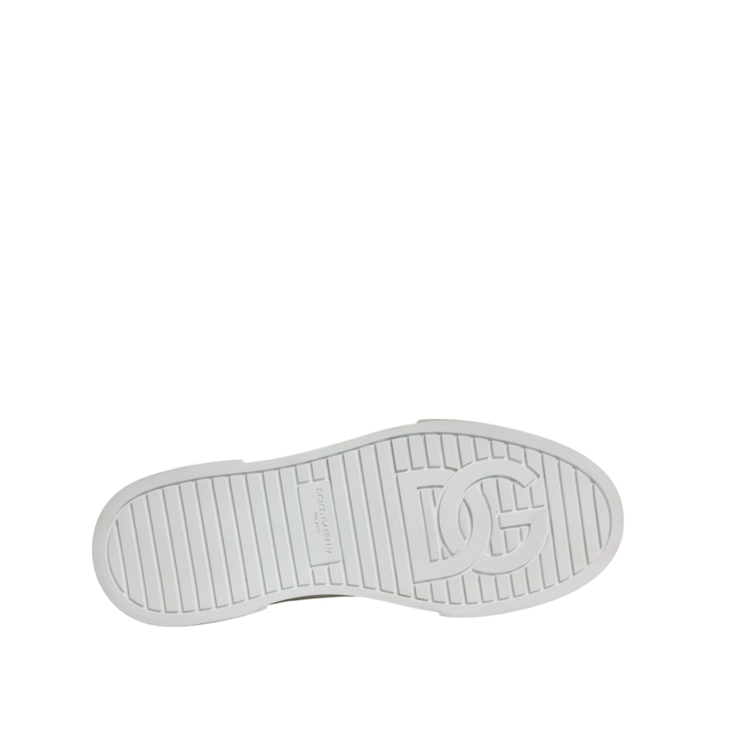 Dolce & Gabbana White Black Cotton High Top Sneakers Shoes