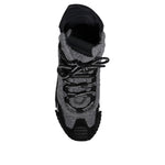 Dolce & Gabbana Gray Black NS1 High Top Boots Sneakers Shoes