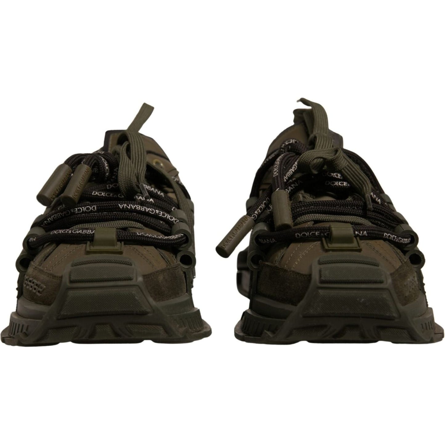 Dolce & Gabbana Military Green Space Low Top Sneakers Shoes