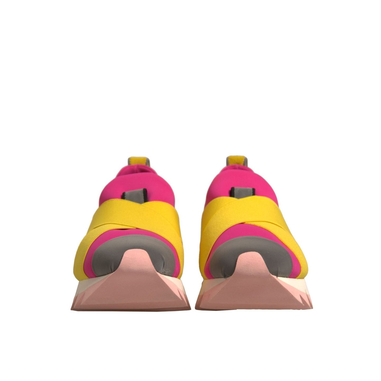 Dolce & Gabbana Multicolor Neoprene Elastic Ibiza Sneakers Shoes