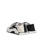 Dolce & Gabbana White Black NS1 Low Top Sneakers Shoes