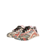 Dolce & Gabbana Multicolor Suede Fabric NS1 Sneakers Shoes