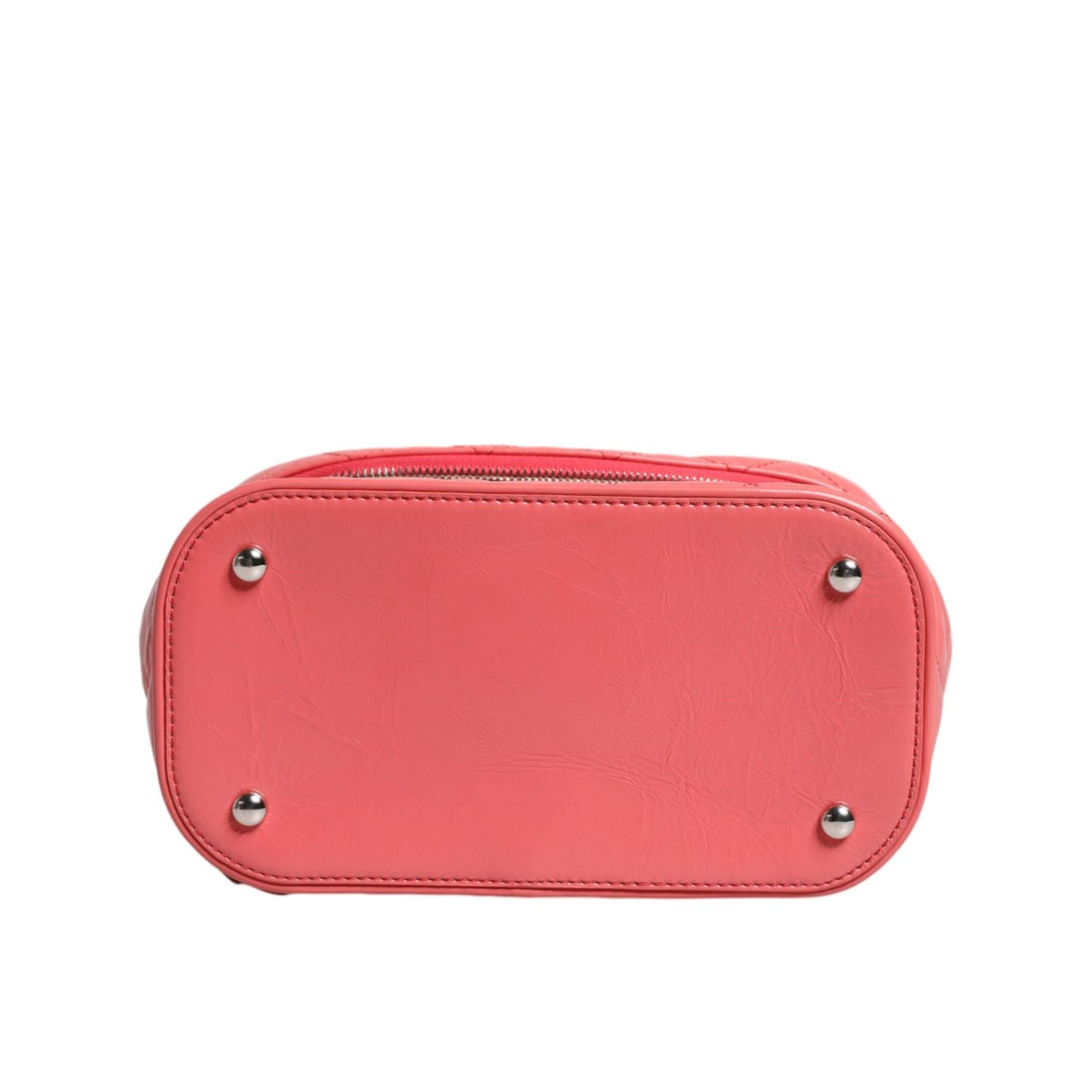 Chanel Pink Vinyl Leather Backpack Purse Bag