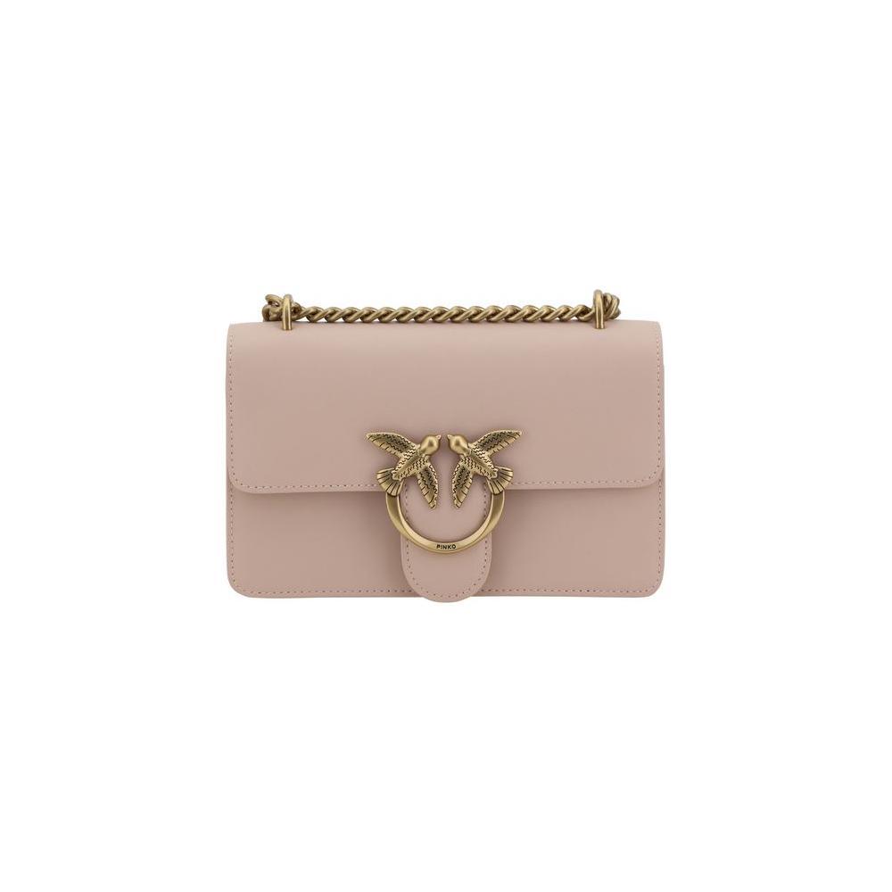 PINKO Multicolor Calf Leather Bos Taurus Shoulder Bag