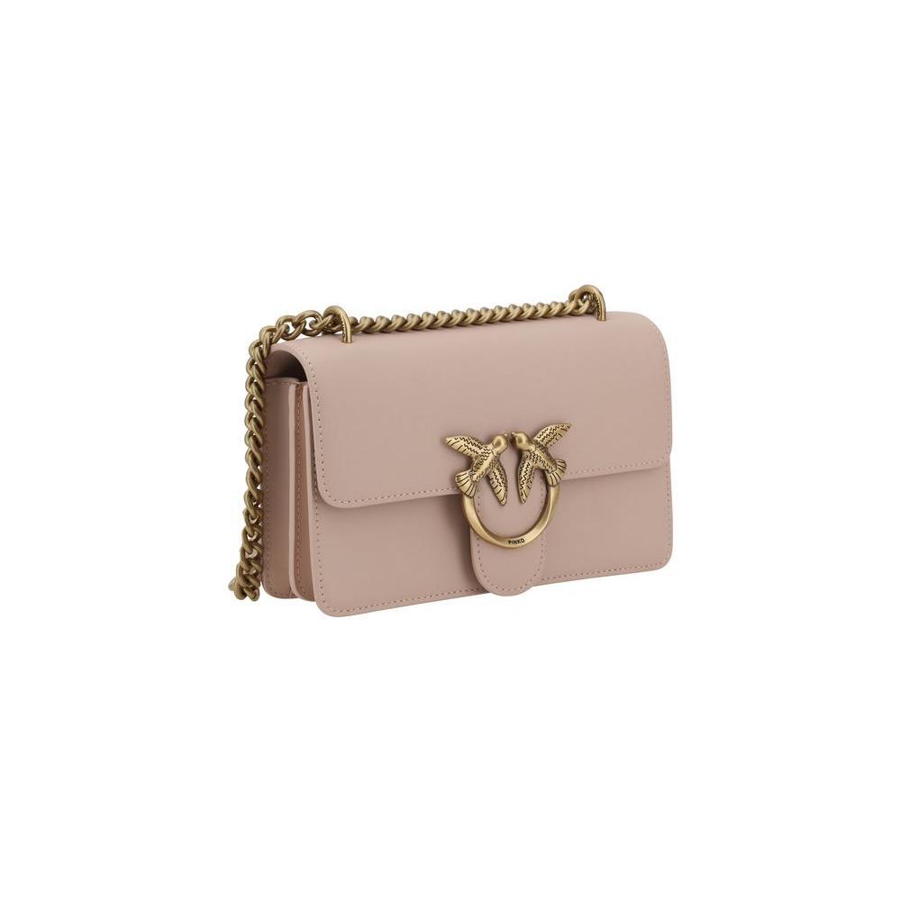 PINKO Multicolor Calf Leather Bos Taurus Shoulder Bag