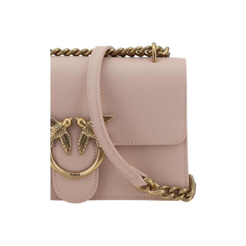 PINKO Multicolor Calf Leather Bos Taurus Shoulder Bag