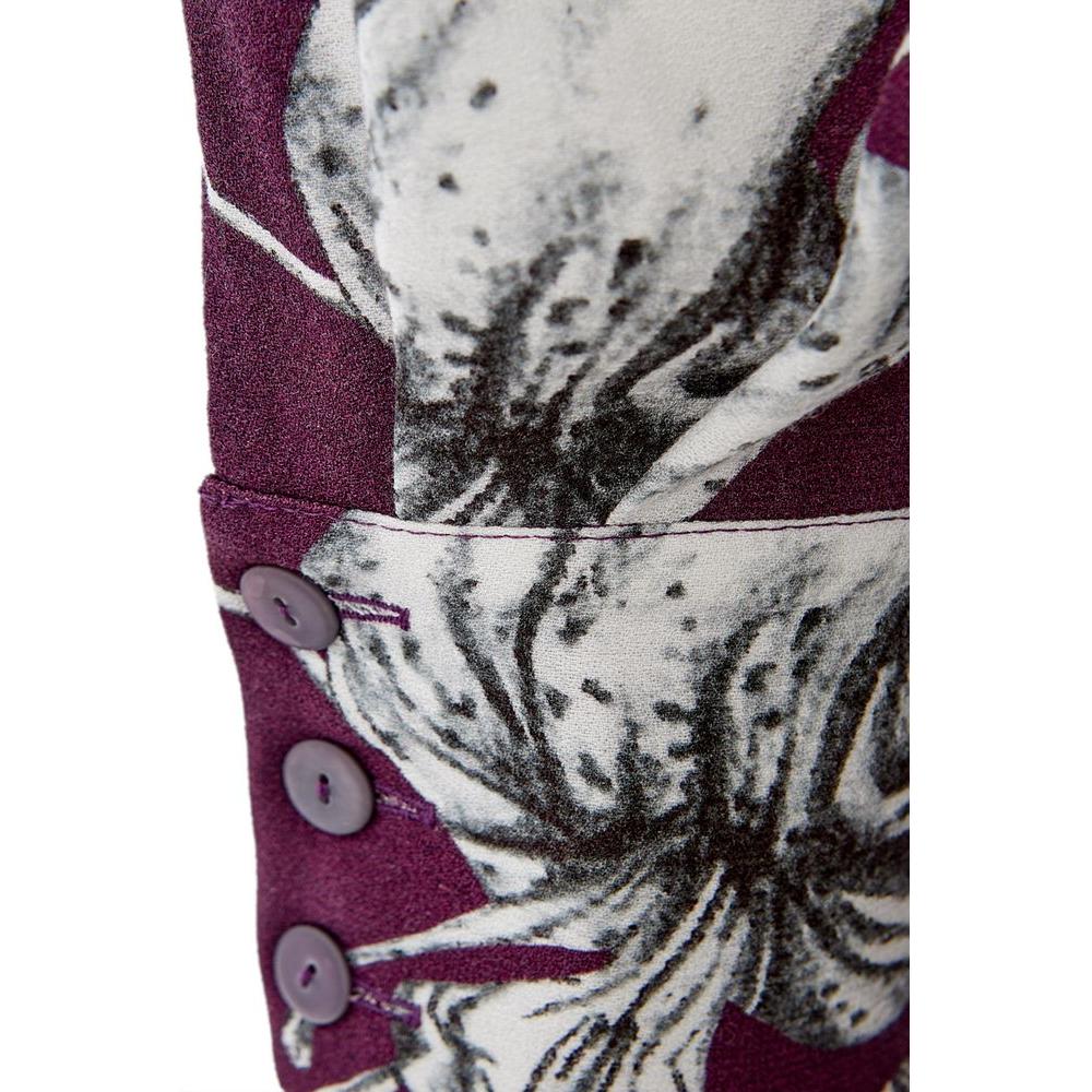 Lardini Purple Viscose Casual Dress