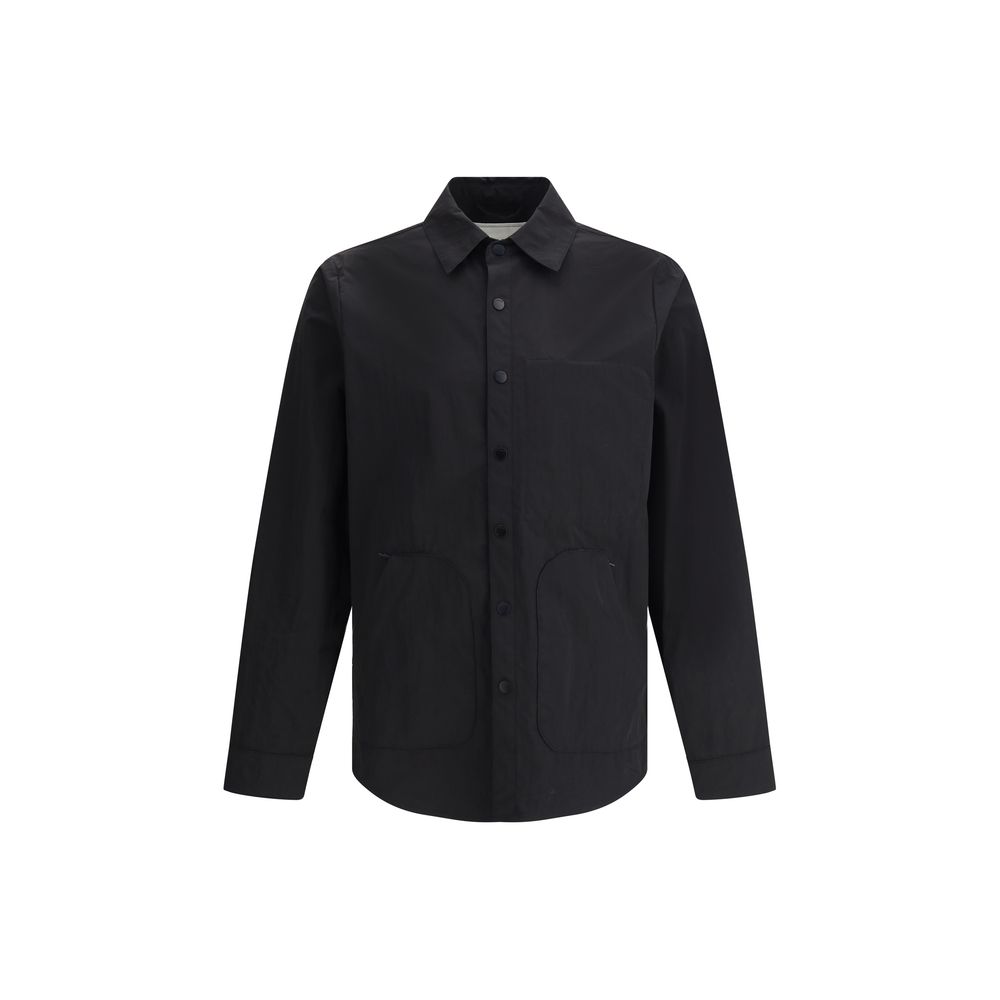Paltò Black Polyester Coat