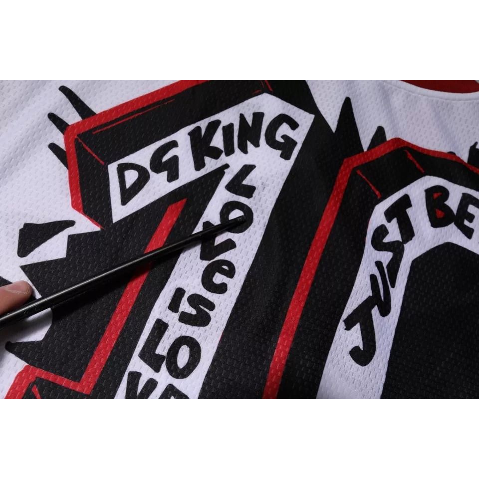 Dolce & Gabbana Multicolor King Panda Print Zipper Collar T-shirt