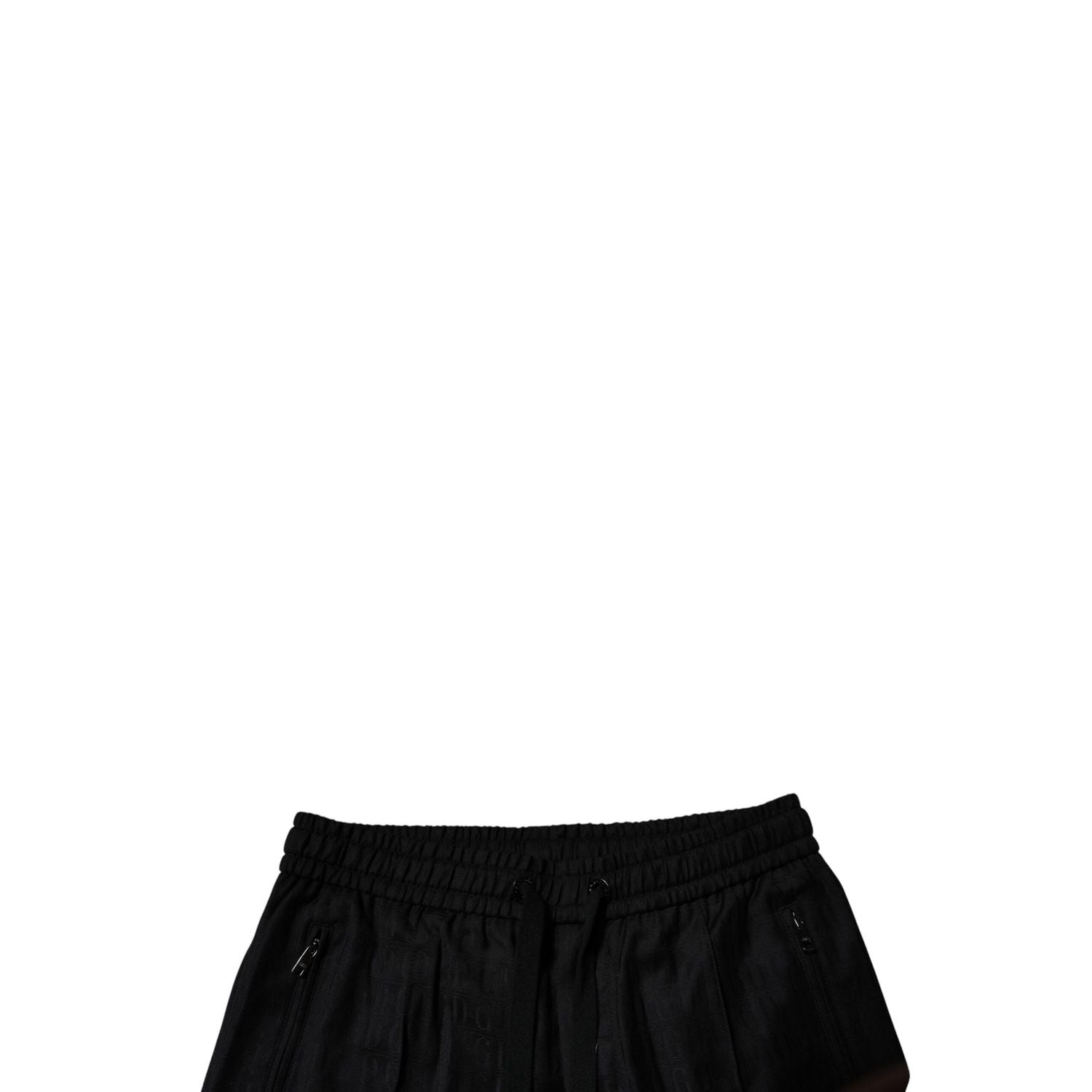 Dolce & Gabbana Black Wool Jogger Jogging Pants