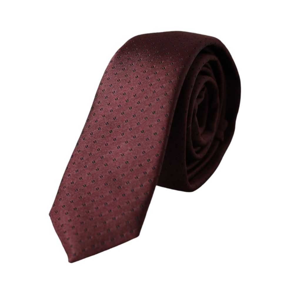 Dolce & Gabbana Brown Silk Ty