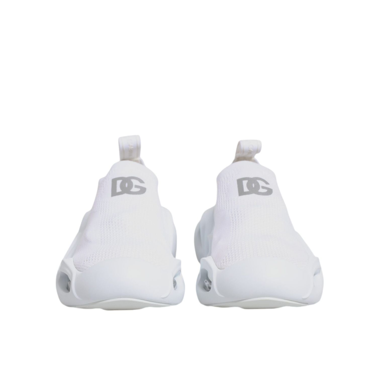 Dolce & Gabbana White Slip On Wave Low Top Sneakers Shoes