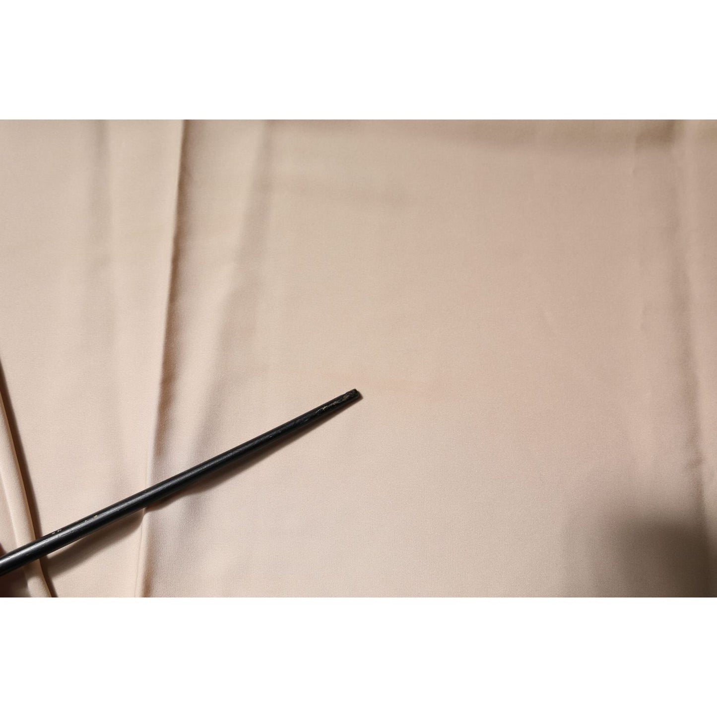 Dolce & Gabbana Beige Floral Lace Trim Silk Neck Wrap Scarf