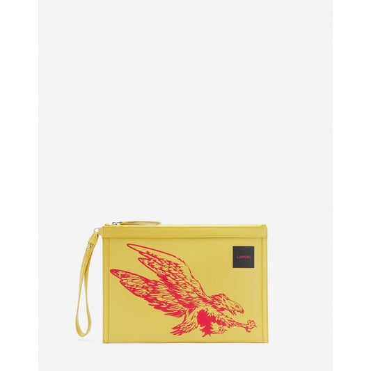 Lanvin "Yellow Leather Men Wallet"