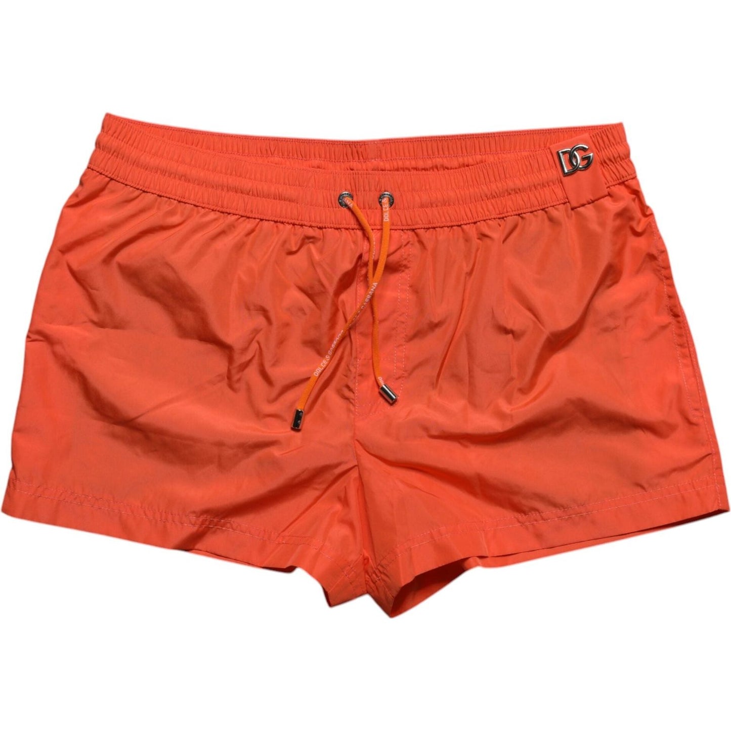 Dolce & Gabbana Orange Polyester Beachwear Shorts 2Pc Swimwear Dolce & Gabbana