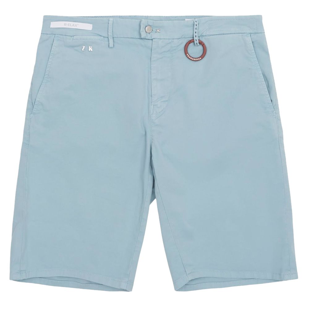 Tramarossa Light Blue Linen Men Short