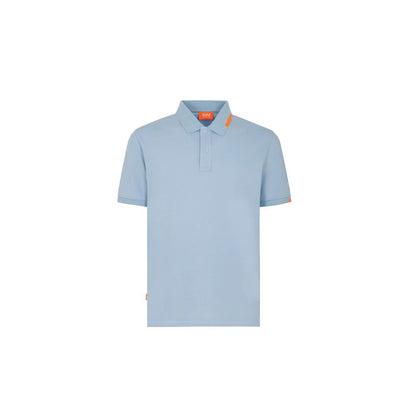 Suns Blue Cotton Polo Shirt