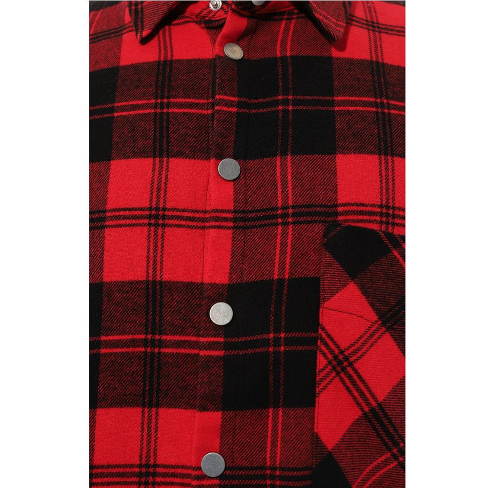 Diego Venturino Red Cotton Men Jacket