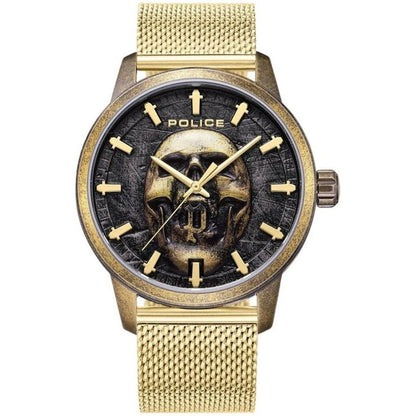 Police Gold Stainless Steel Watch