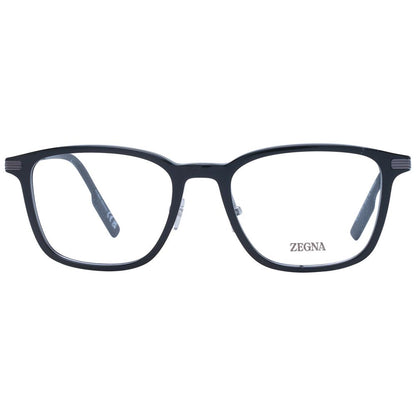 Ermenegildo Zegna Black Plastic & Titanium Glasses (Frames)