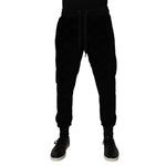 Dolce & Gabbana Black Cotton Jogger Men Sweatpants Pants
