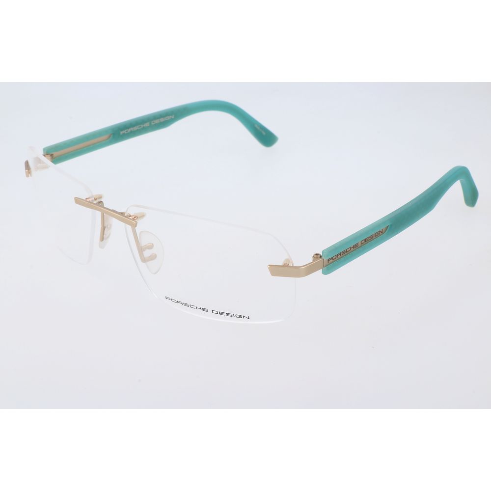 Porsche Design Bicolor Metal Frames glasses in gold and blue, model P8233E, dimensions 60/16/135 mm.