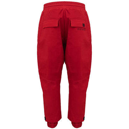 Dolce & Gabbana Red Polyamide Athletic Pants