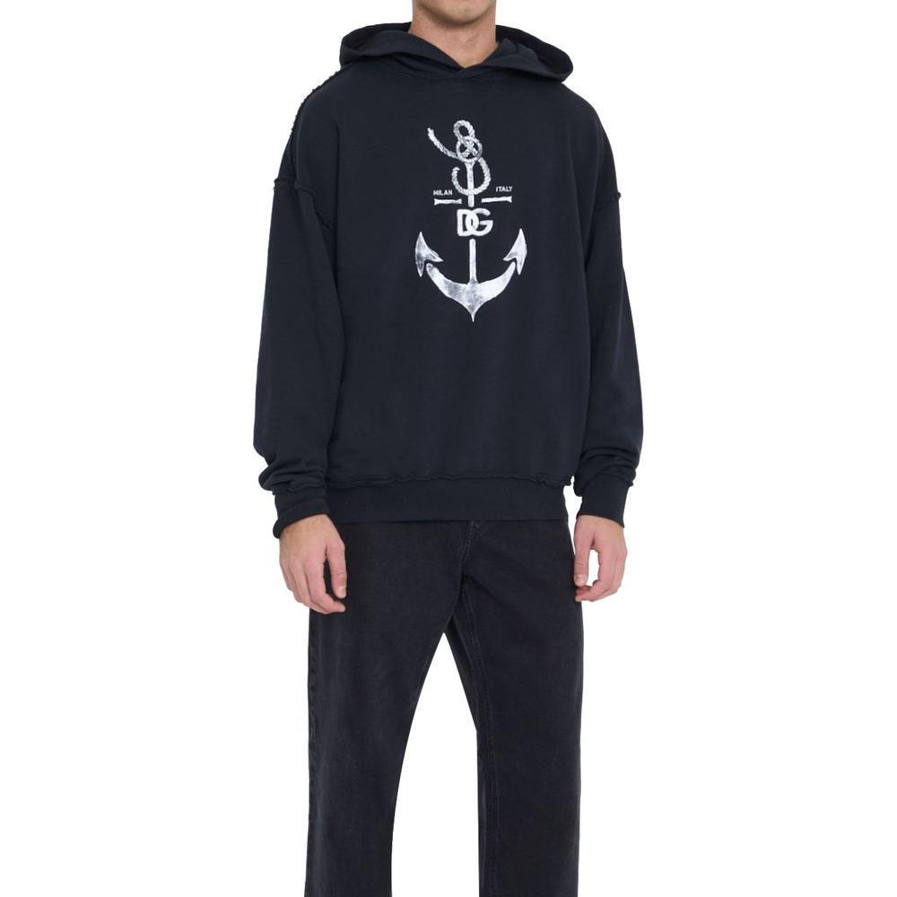 Dolce & Gabbana Blue Cotton Sweatshirt