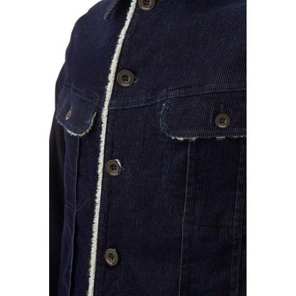Lardini Blue Cotton Denim Jacket