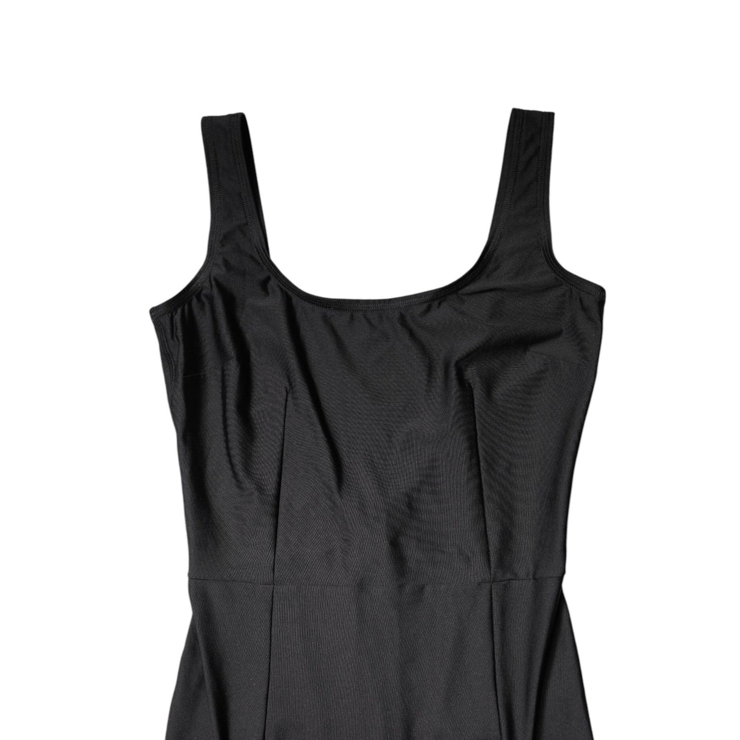 Dolce & Gabbana Black Sleeveless Bodycon Women Jumpsuit Dress