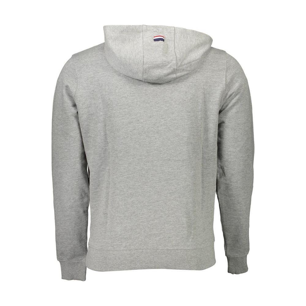 U.S. POLO ASSN. Gray Cotton Men Sweatshirt