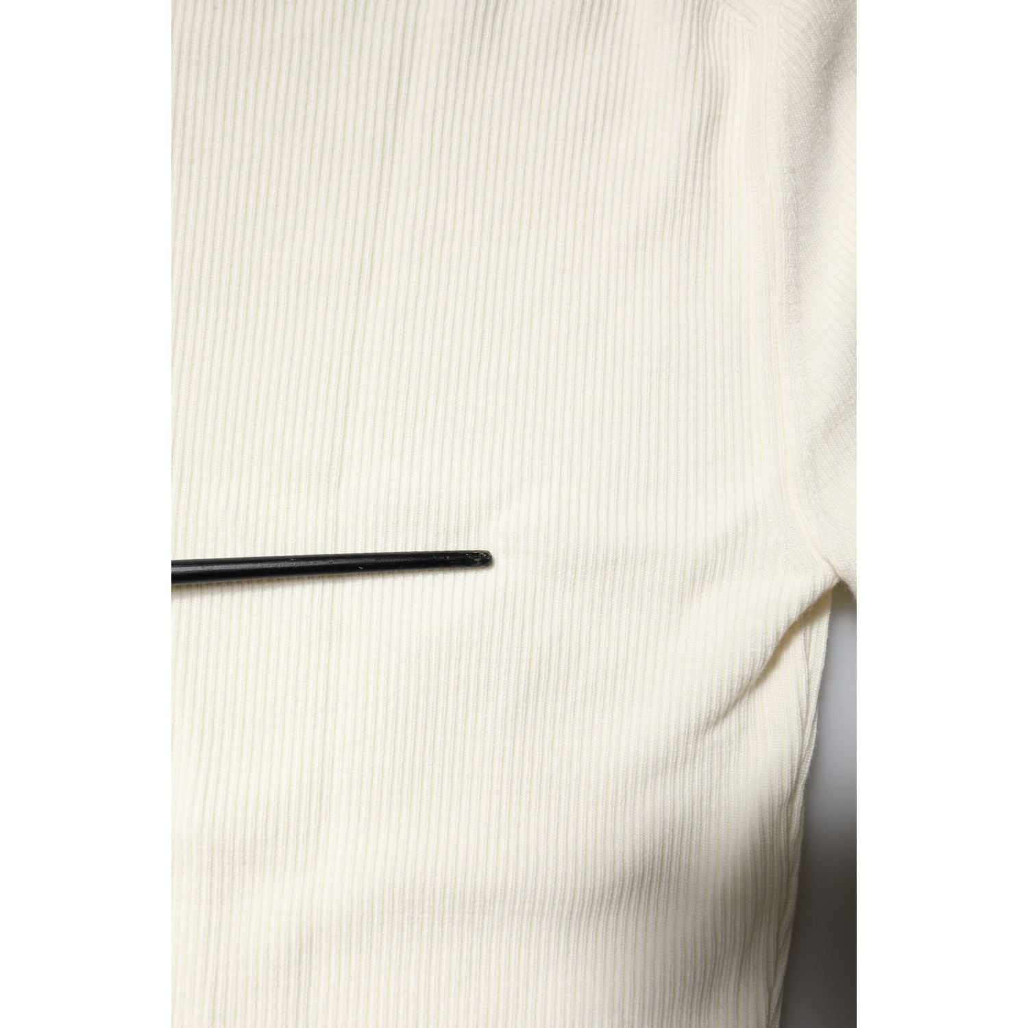 Dolce & Gabbana Cream Long Sleeves Turtleneck Slim Sweater