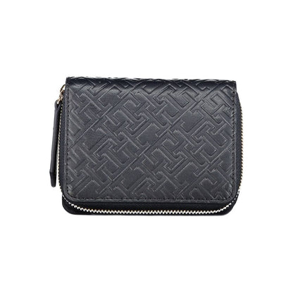 Tommy Hilfiger Blue Polyurethane Women Wallet