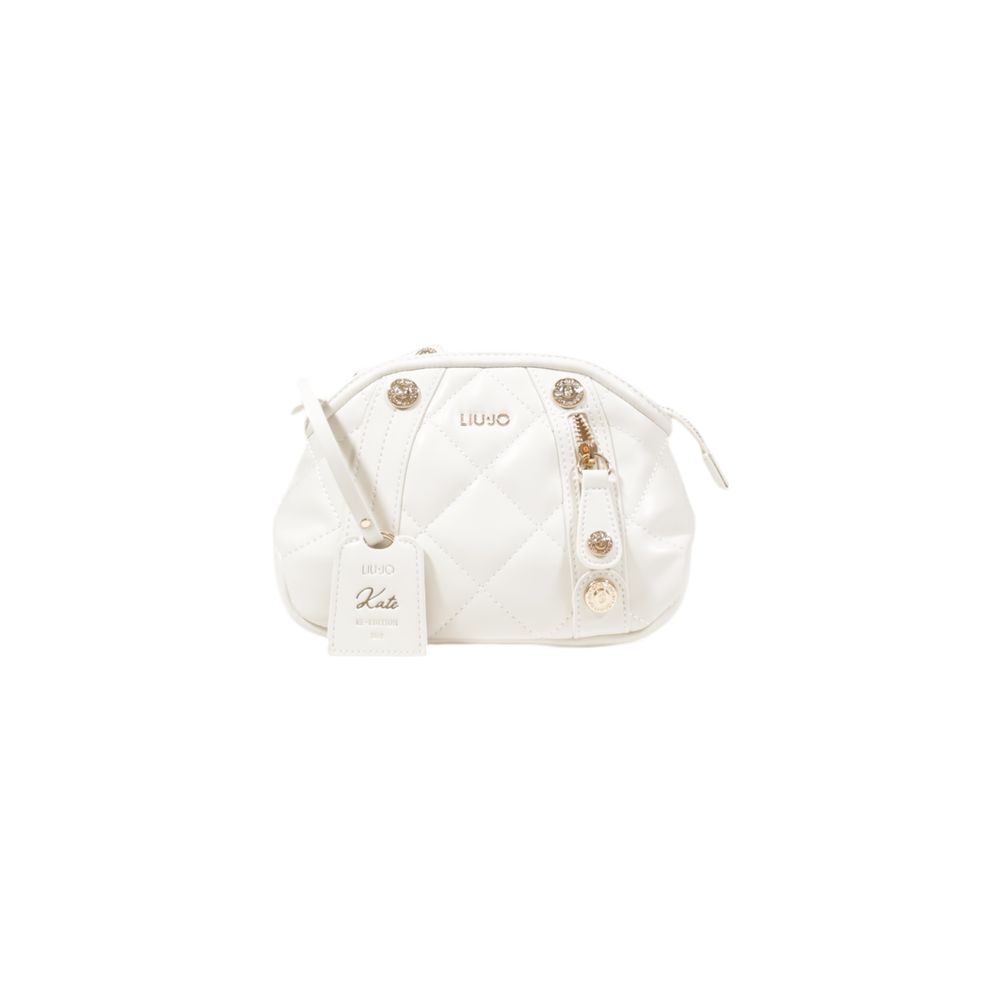 Front view with bag zipped and handles upright.
