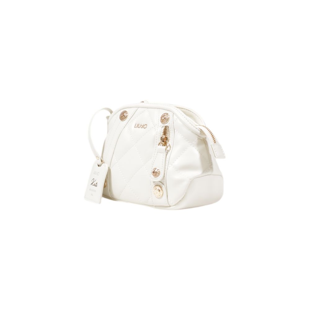 Front view with bag zipped and handles upright.