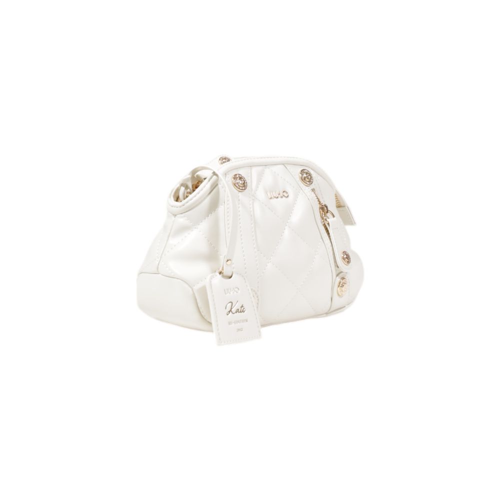 Front view with bag zipped and handles upright.