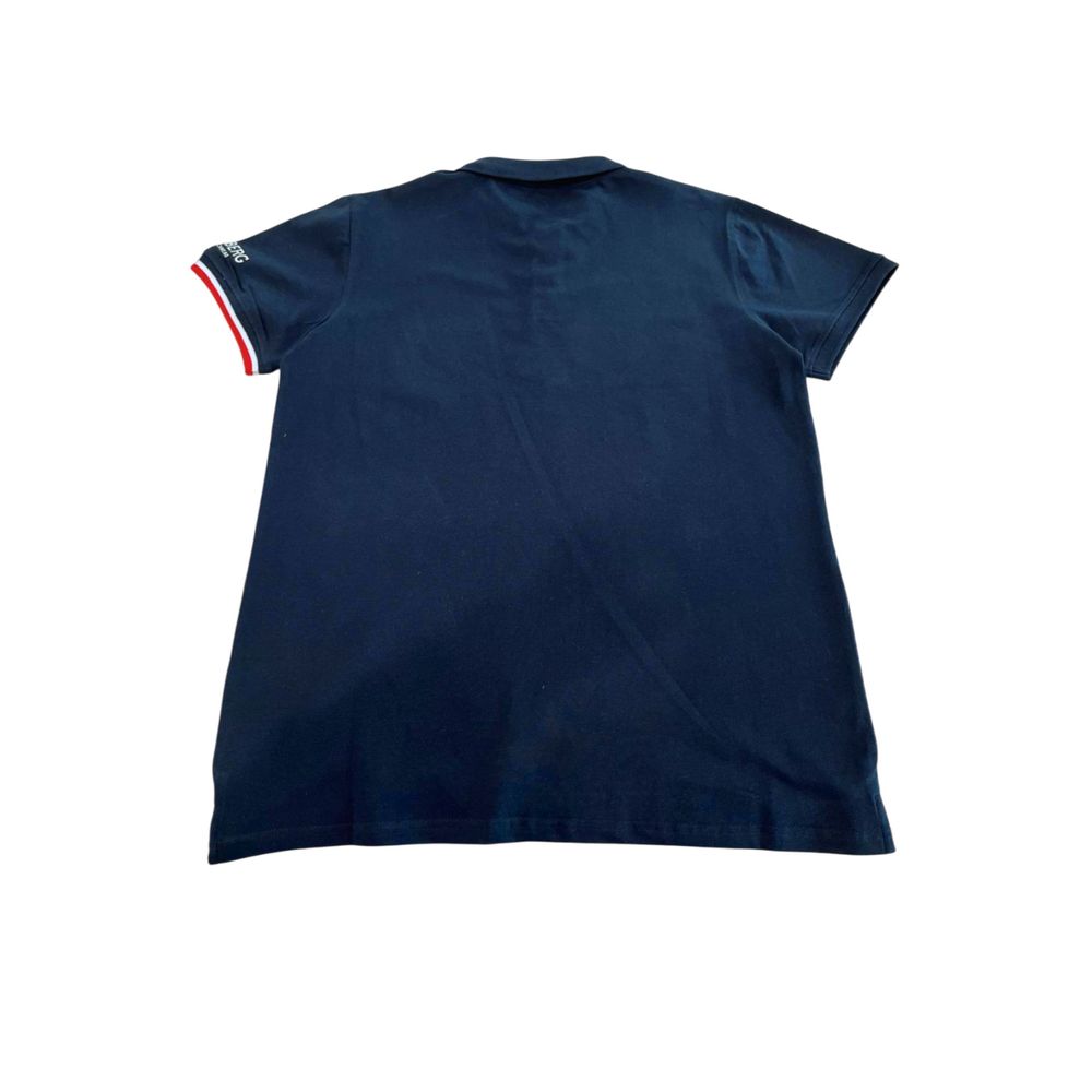 Iceberg Blue Cotton Polo Shirt