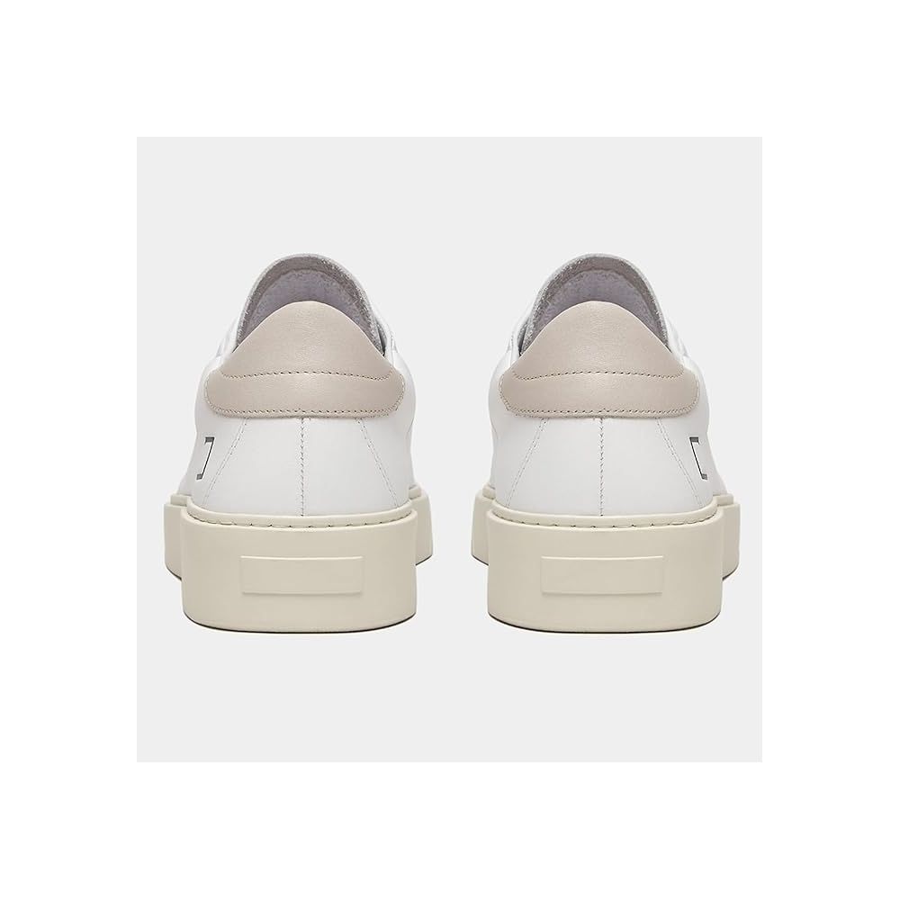 D.A.T.E White Leather Sneaker