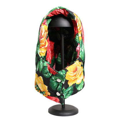 Dolce & Gabbana Multicolor Floral Print Whole Head Wrap Hat