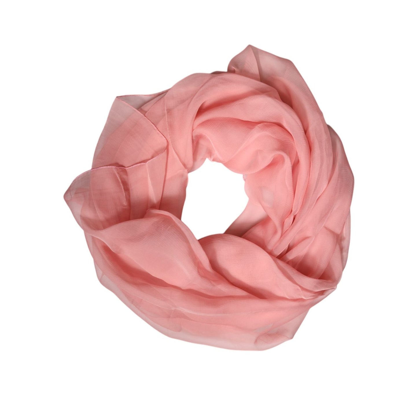 Dolce & Gabbana Pink Silk Rectangle Women Wrap Shawl Scarf