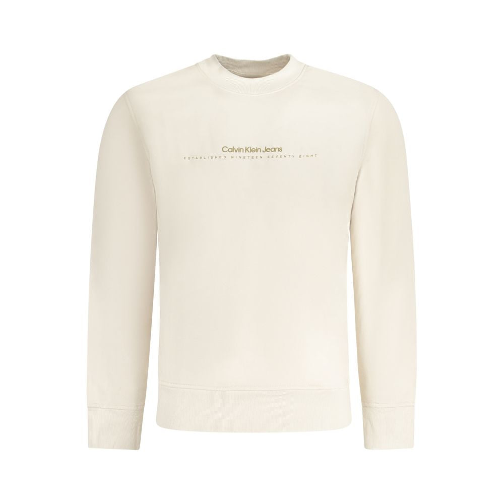 Calvin Klein Beige Cotton Sweatshirt