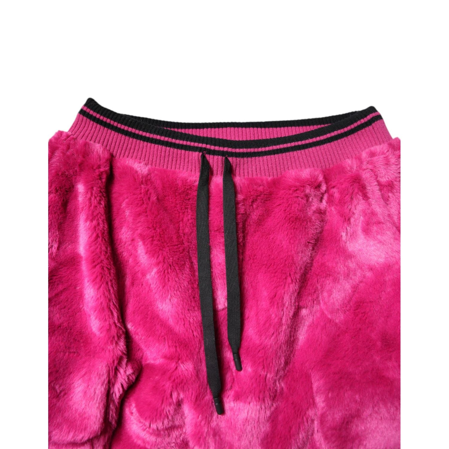 Dolce & Gabbana Pink Acrylic Cargo Jogging Sweatpants Pants